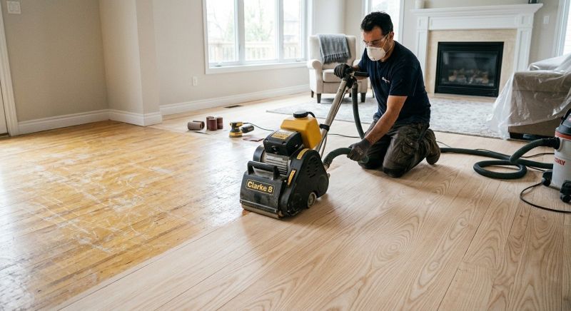 Oak Floor Refinishing in Olathe, KS